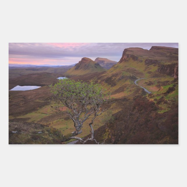 Quiraing sunrise landscape on Skye Sticker (Front)
