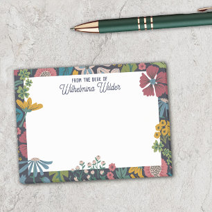 Quirky Abstract Florals From the Desk Of Post-it Notes