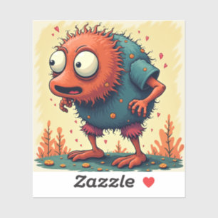 Quirky Alien Monster Art - Funny Monster Series