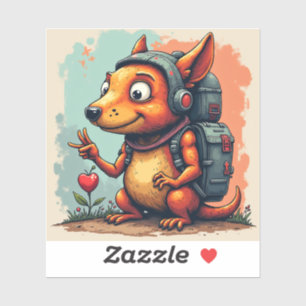 Quirky Alien Monster Art - Funny Monster Series