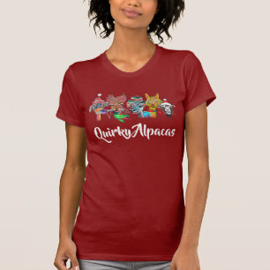 Quirky Alpacas Chistmas 19a T-shirt