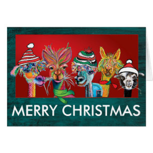 Quirky Alpacas Joyeux Noël carte 19-2