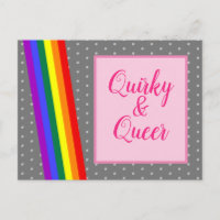 Quirky and Queer LGBT Rainbow Colours