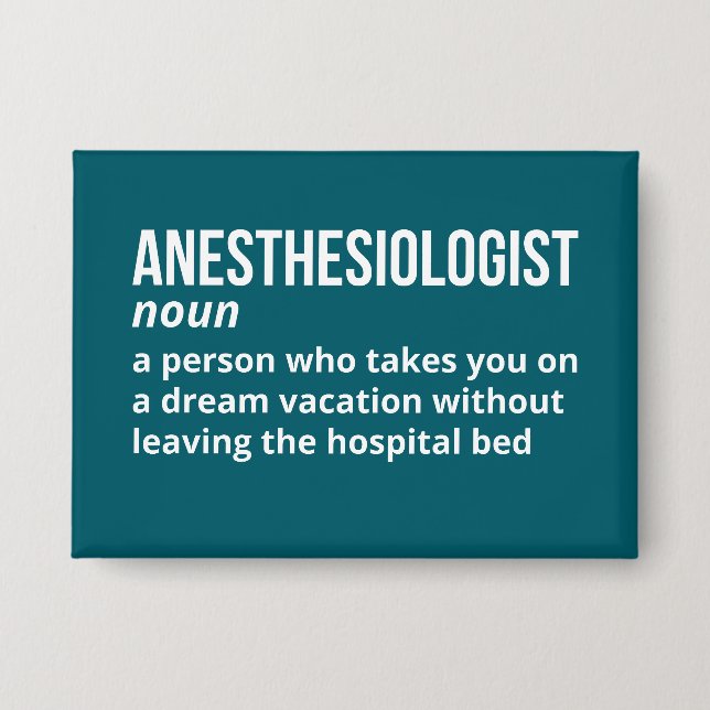 Quirky Anesthesiologist Definition (Front)