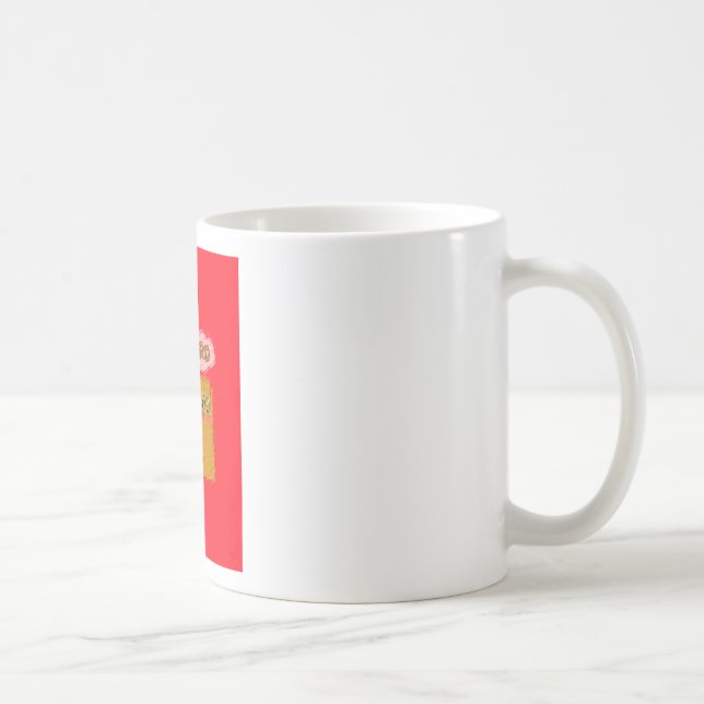 Quirky Bee Art Print Coffee Mug (Right)