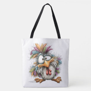 Quirky Bird Tote Bag