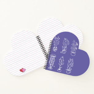 Quirky botanical notebook