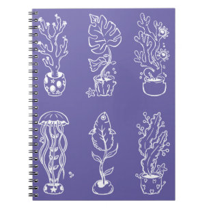 Quirky botanical notebook