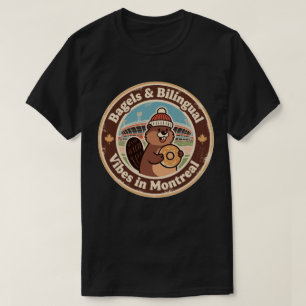 Quirky Canadian Montreal Vibes T-Shirt