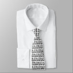 Quirky Caravan Black and White Pattern Tie<br><div class="desc">Quirky neck tie with campers in repeat pattern.</div>