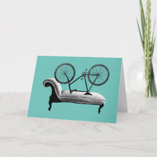 quirky cycling gifts cycologist holiday card
