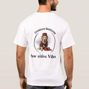 quirky dog in Scottish Tartan Funny Sarcasm T-Shirt