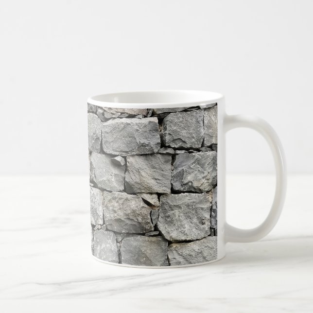 Quirky Dry Stone Wall Coffee Mug (Right)