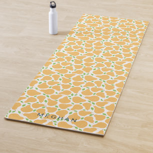 Quirky fruit Monogram Yoga Mat