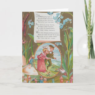 Quirky Funky Retro Valentine's Card, Kate Greenway Card