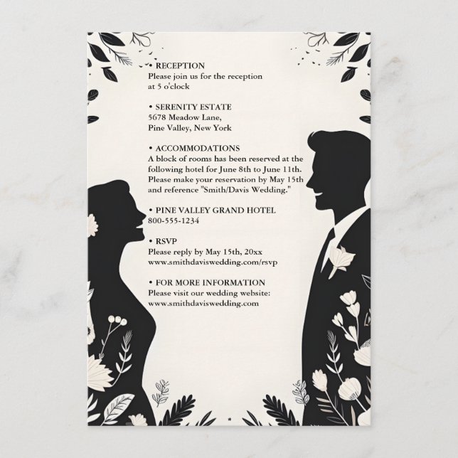 Quirky Funky Unique Humour Meme Funny Wedding Enclosure Card (Front)