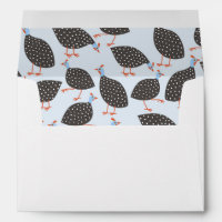 Quirky Guinea Fowl Bird Pattern
