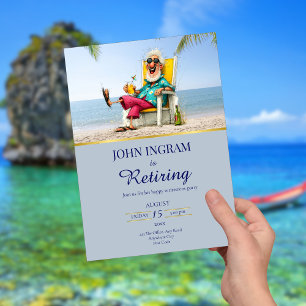 Quirky Happy Retirement Party Invitation