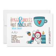 Quirky HYGGE BRIDAL Shower or ANY EVENT Invitation