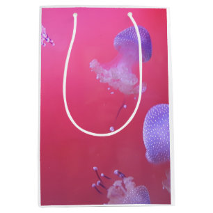 Quirky Jellyfish in the Pink Water Medium Gift Bag