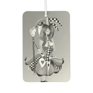 Quirky Jester and puppet king Air Freshener