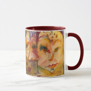 Quirky Ladies I Watercolor Mug