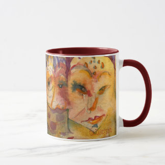 Quirky Ladies I Watercolor Mug
