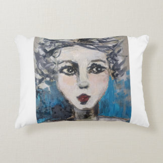 Quirky Lady Accent Pillow