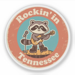 Quirky Musical Charm_ Tennessee Vintage Raccoon 
