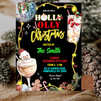 Quirky Neon Holly Jolly Christmas