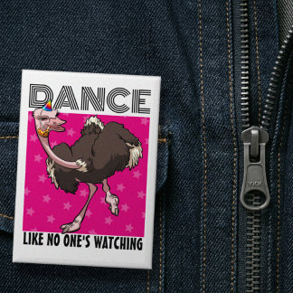 Quirky Ostrich Dancer Party Accessories Animal Art