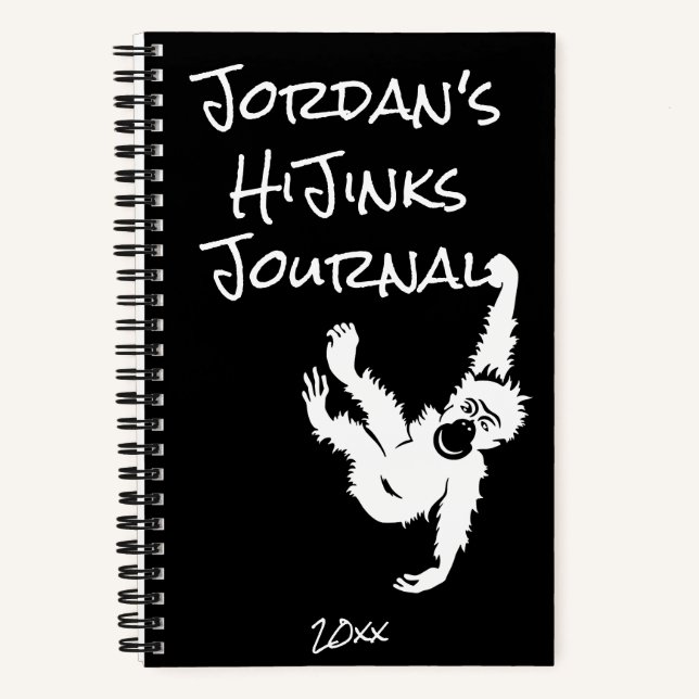 Quirky Personalized HiJinks Journal (Front)