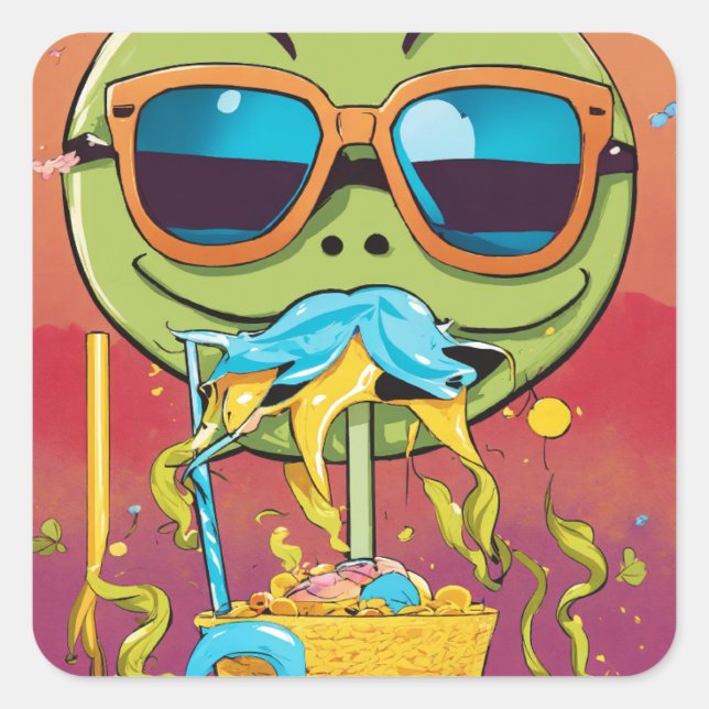 "Quirky Quips : Sticker Hilarious pour le sourire  (Devant)