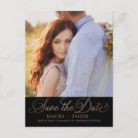 Quirky Script EDITABLE COLOR Save The Date