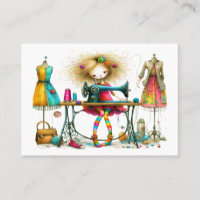 Quirky Seamstress Sewing Tailor 2nd version