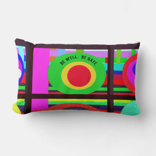 Quirky Shades of Fun Lumbar Pillow