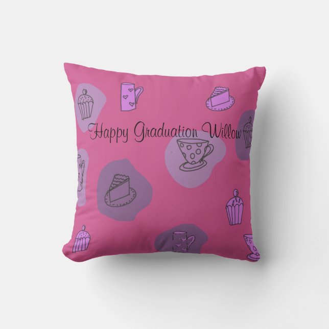 Quirky Tea 1 Pillow (Front)