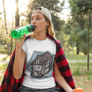 Quirky Tudor House Medieval Architecture T-Shirt
