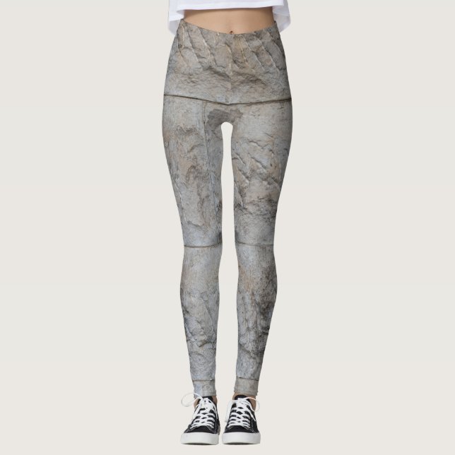 Quirky Watercolor Leggings for Unique Style (Front)