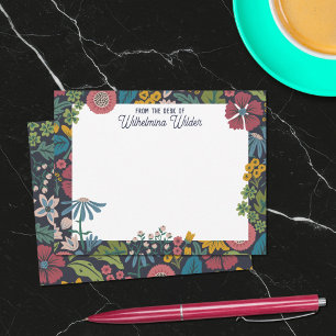 Quirky Wild Garden Flowers From the Desk of Card