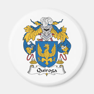Quiroga Family Crest Magnet