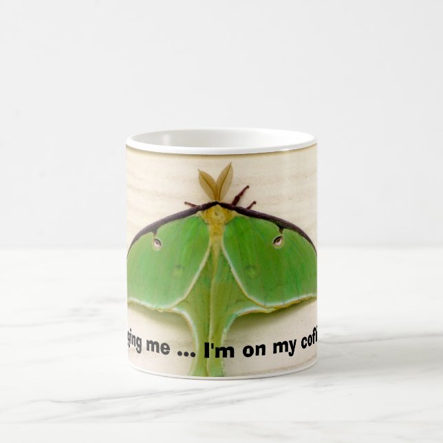Quit Bugging Me! coffee mug (Center)