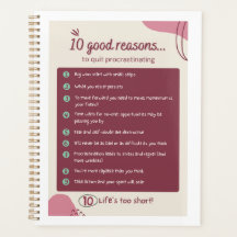 Quit procrastinating daily planner