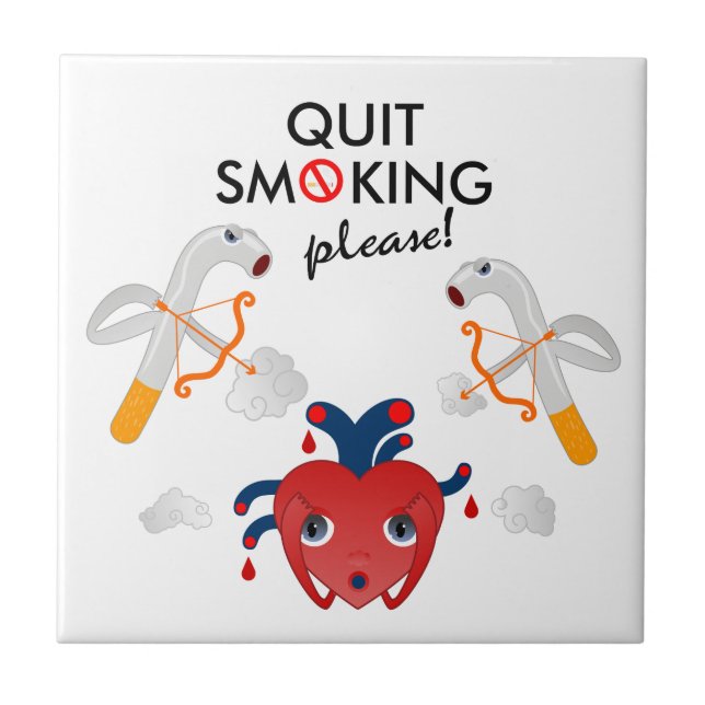 Quit smoking please tile (Front)