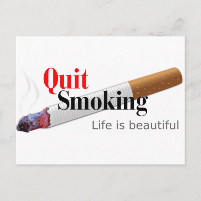 Quit Smoking Postcard (Front)