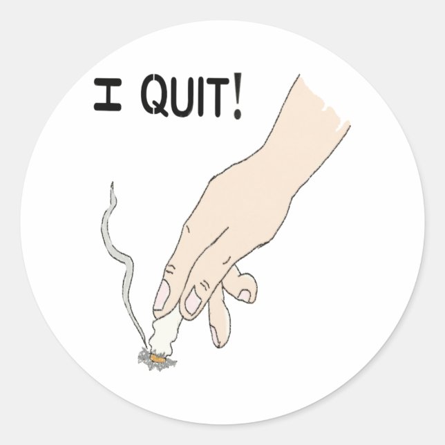 Quit smoking Sticker (Front)