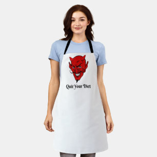Quit Your Diet Devil Satan Apron