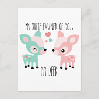 Quite Fawned of You Postcard