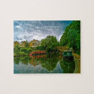 Quite River Scene London. Jigsaw Puzzle