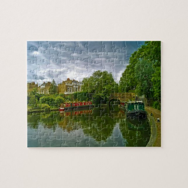 Quite River Scene London. Jigsaw Puzzle (Horizontal)